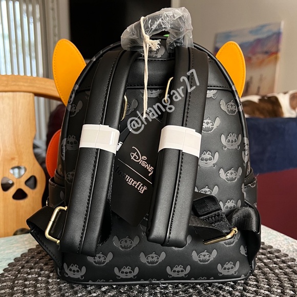 Angel & Stitch Jack-O-Lantern Loungefly Backpack